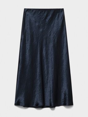 Aritzia Babaton Slip Skirt (Navy)